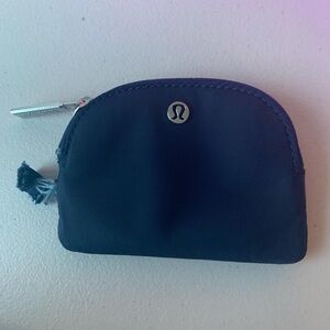 Lululemon Navy Blue Coin Pouch